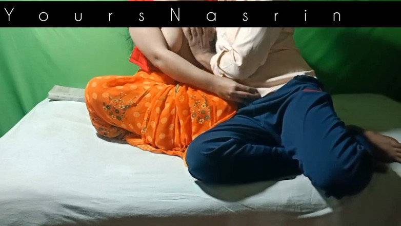 YoursNasrin: Sexig bhabi knullad med sin lärare hemma