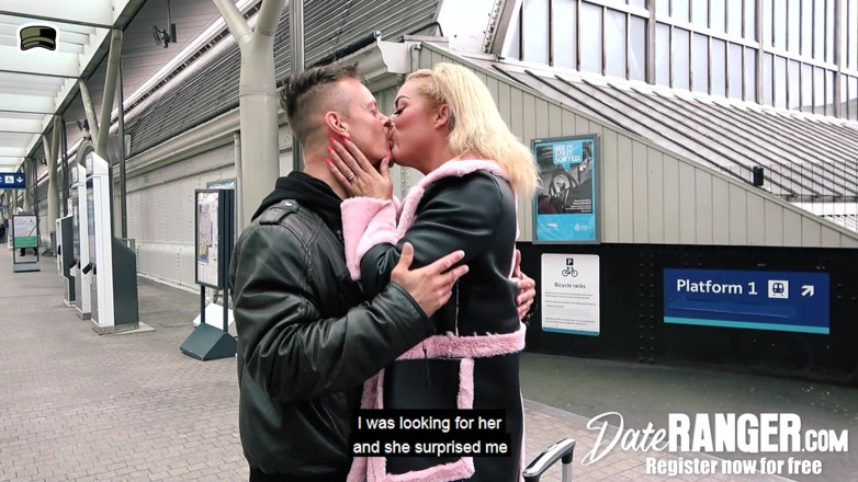 Date Ranger: Rebecca Jane Smith enjoys pounding her pussy on his hard...