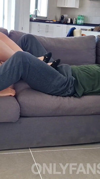 Ballbusting CBT and Footjob in Ballerinas, Amateur Couple