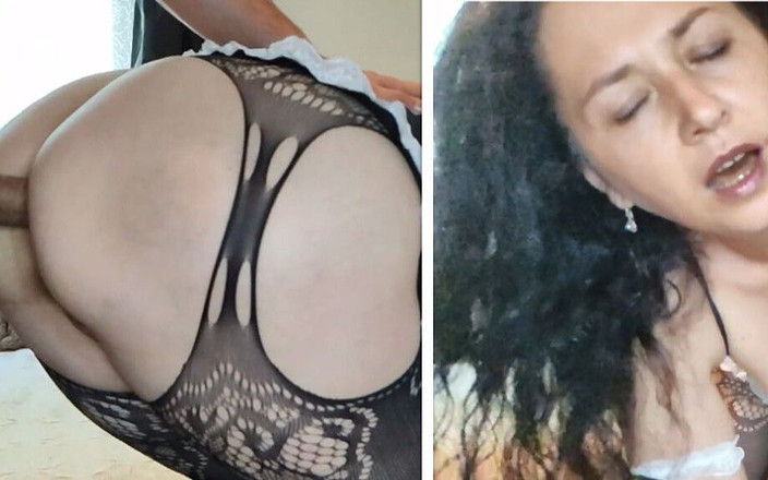 Winonna8: 熟女メイドインタビューとお尻creampied弄