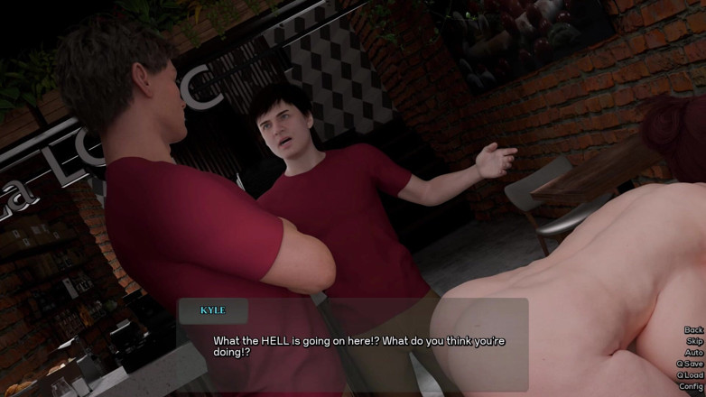 3D Cartoon Porn: Godson 12: Max mengongkek marin, Kyle Records di restoran