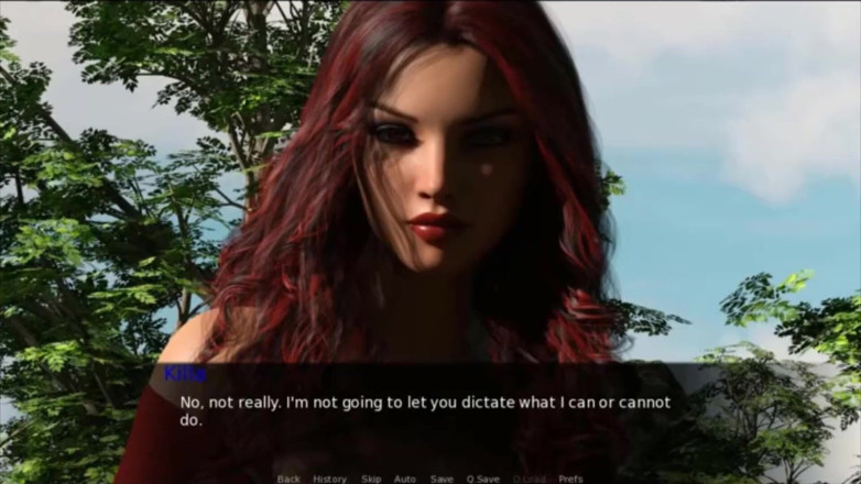 Visual Novels: Pine falls part 8
