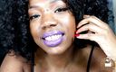 Lady Latte Femdom: Purple lipstick JOI