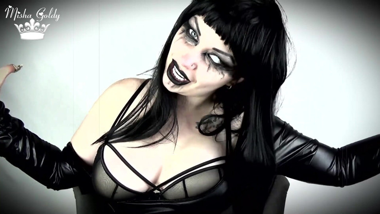 Goddess Misha Goldy: Succubus fez você fazer isso! INSTRUÇÃO DE PUNHETA