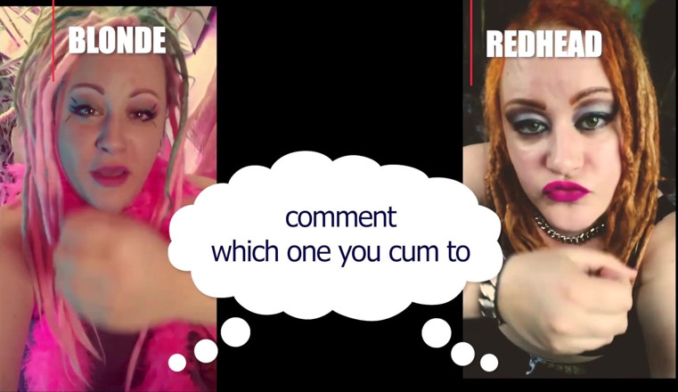 Campsissyboi: Comment which one made you cum blonde or redhead straight...