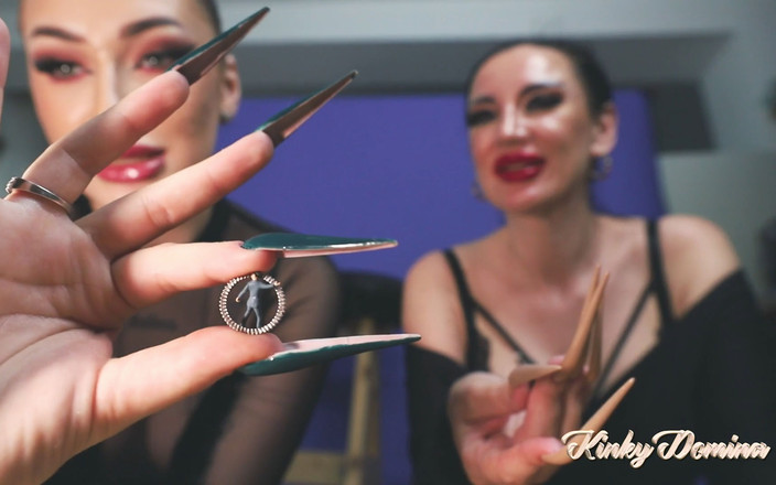 KinkyDomina: Kuku panjang raksasa vs pria mungil