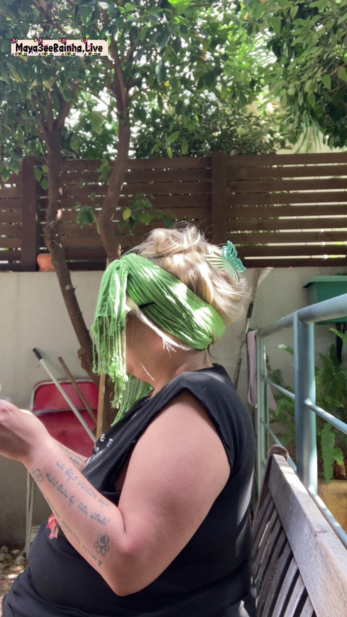 Goddess Maya3ee Rainha: Morning Outdoor Smoking Ritual - BBW Brazilian MILF Goddess