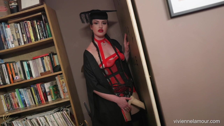 Vivienne l'Amour: Pegged at Your Graduation - the Faculty's Final Exam - Headmistress Vivienne...