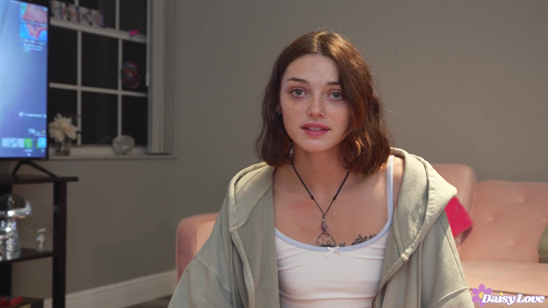 Shrooms Q: Distracting Big Stepbro From Gaming with My Tight Pussy