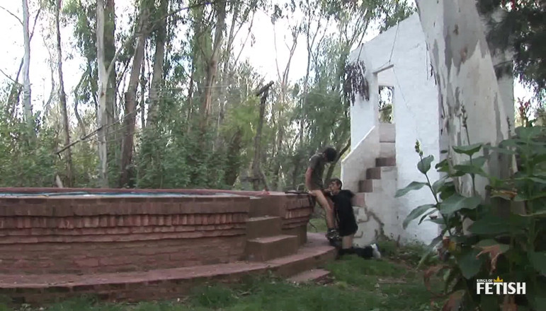 Gay Diaries: Brunette twink gets his ass penetrated by the guard of...