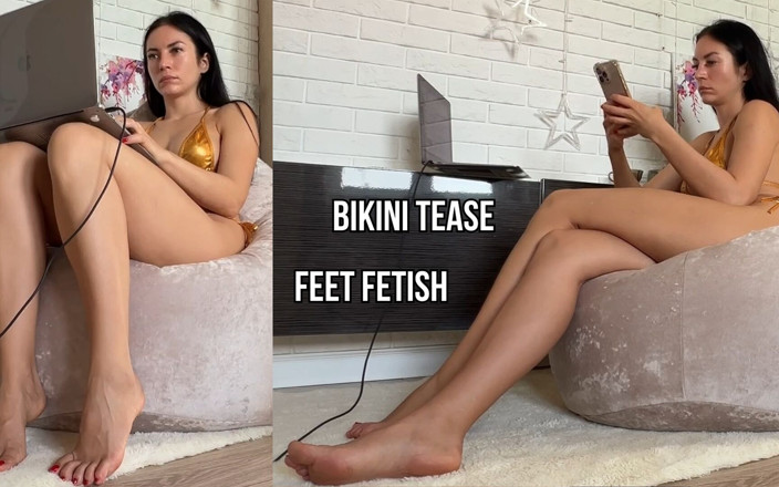 Princess Monica: Bikini-fuß necken und geh auf die knie und verehre meine...