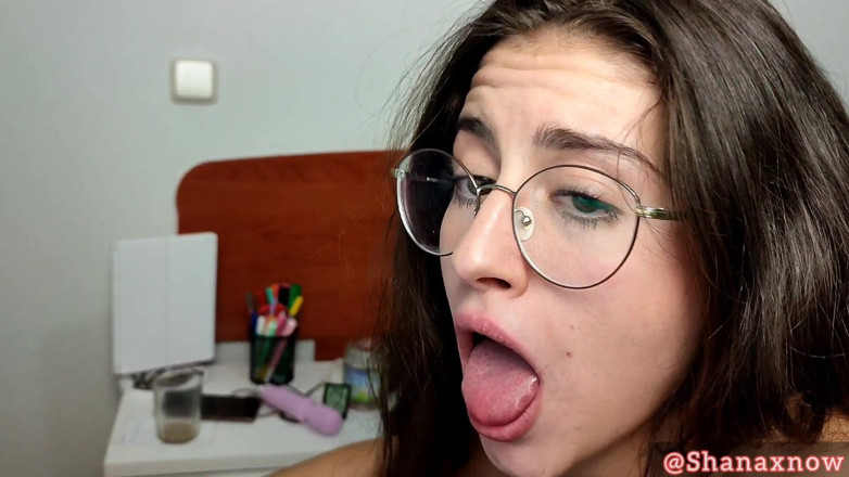 Shanaxnow: Blowjob Cum in Mouth Play Swallow Show