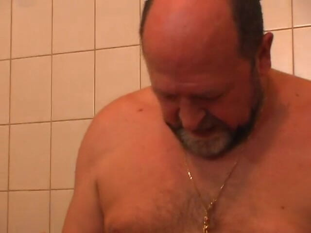 Lucky Cooch: Busty blonde pounded by old fella