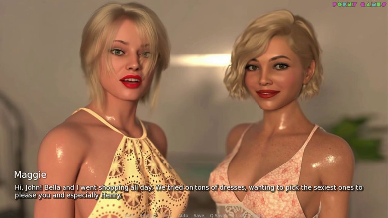 Porny Games: My Hotwife by Cuck Games - Threesome with the Hubby Crossdressed,...