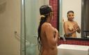 Desi Homemade Videos: Indian Wife Taking Shower Filmed by Her Husband