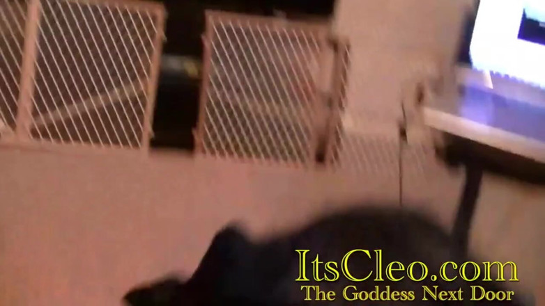 Cleo: Cleo threeway fuck session