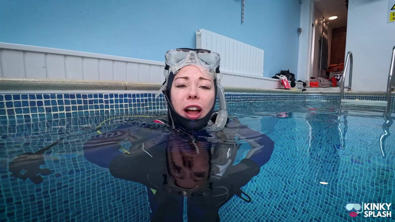 UKCuteGirl Lucy Lauren: Scuba Retreat Part 2: Fin Hover &amp; Bouancy Training Trouble