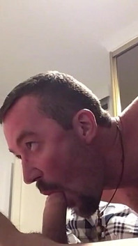 Nice blowjob for Stepdaddy
