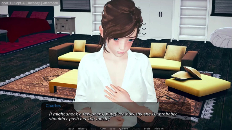 Visual Novels: Cosy Cafe Part 7 - Cleaning the Bathroom