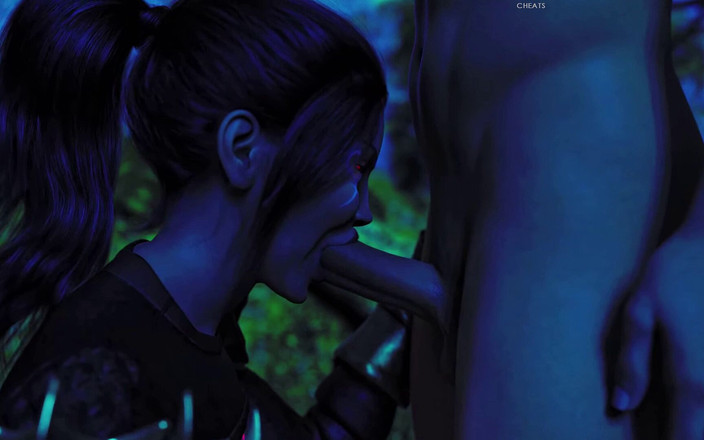 3D Cartoon Porn: Academia Poftei 5 - Leona și Katrina îl seduc pe James cu o sesiune...