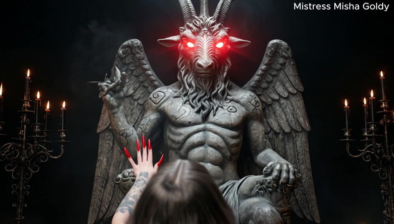 Goddess Misha Goldy: Sens-moi correctement pendant que je baise ton cerveau, loser.