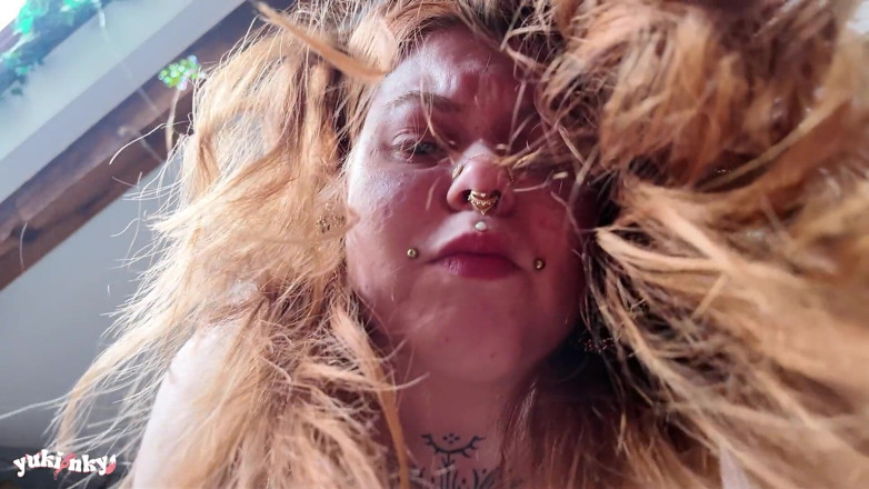 yukinky: POV: I Squirt You in the Face - Squirting, Hairy, Femdom,...