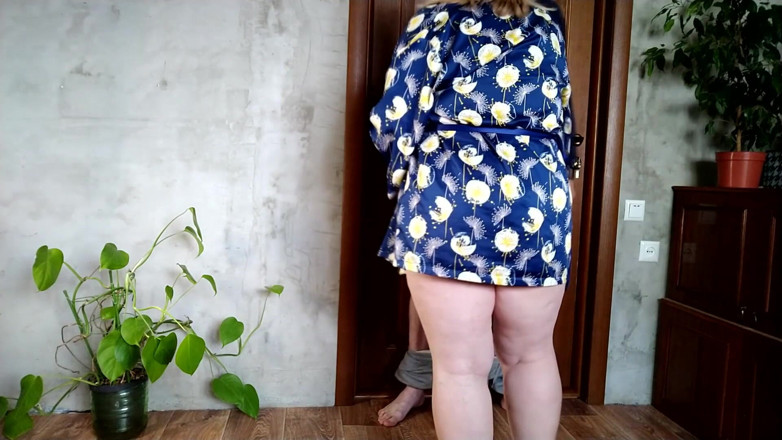 OurFetishLife: Gorgeous natural breasted MILF sucks and jerks off big cock