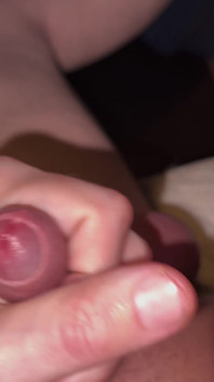 Small Uncut Cock Cums a Lot