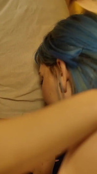 Blow Me POV - Two Tattoed Girls Suck a Huge Dick