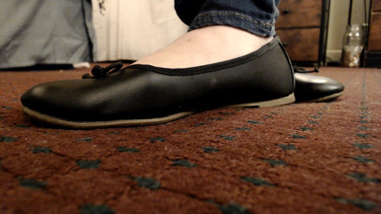 Abby Anna: Shrunken to Serve as Mop Vacuum Foot Slave