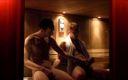 YOUNG FRENCH DUDES FUCKERS: Raael fucked by Kamerin in sauna