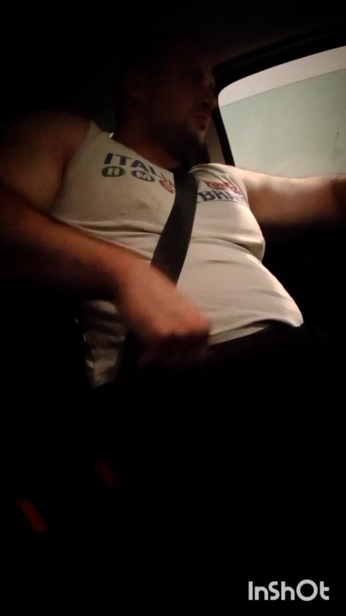 Markwolf: Underground Parking Nipple Play &amp; Cum Eating Load