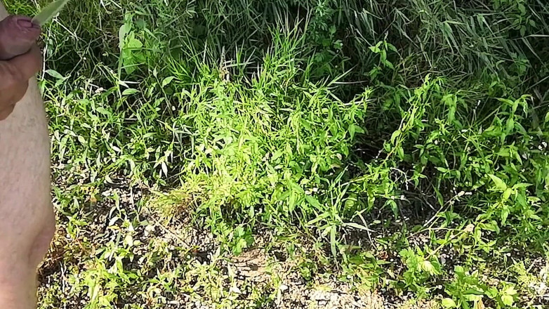 Hanfelmann: リアルセルフロール公衆のおしっこと小便のコンピレーション 屋外