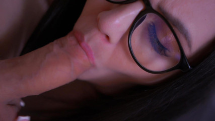 Muddy pussy: Lewd Wench Sucks Dick Her Husband's and Gets Facial.