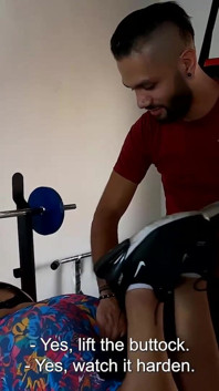 I Fuck My Stepmom in My Home Gym!