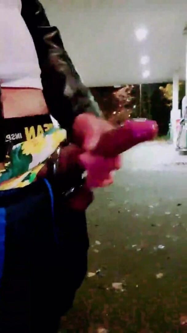 Slutboyben: Slutboyben Cam4 Brainfukked Outdoor Pig II Stacja benzynowa wytryski