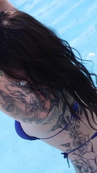 Big Booty Baddie Fucks BBC in Backyard
