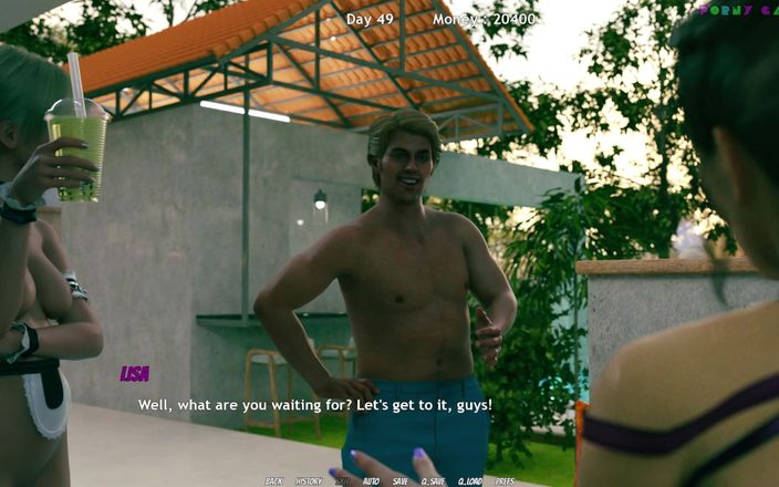 Porny Games: Penyelidikan Total Lisa! oleh Dragofinder Studio - gaya doggy sama pacarku...