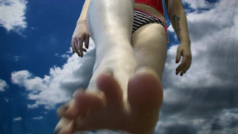Goddess Misha Goldy: Huge giantess Goddess will play with you and crush you...