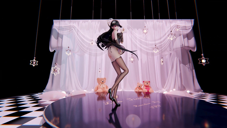 MikuMotion: [MMD] Boutique, excuseer me onzedelijke regels; Striptease; zwarte zijde; Water...