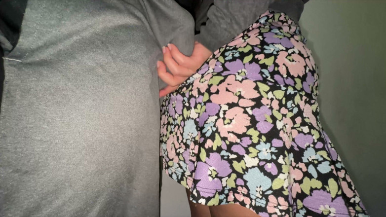 CoupleOfHotSins: Big-assed Woman Touches a Stranger's Erect Penis. Flash Dick!!
