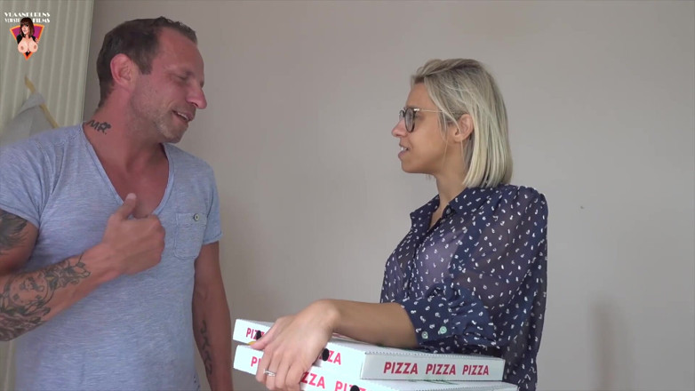 Flemish Filth: Ordering pizza, eating pussy