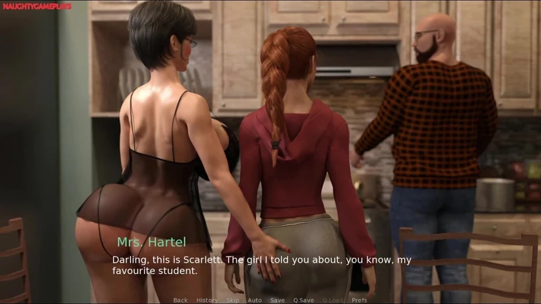 Naughty gameplays trans: Futanari Super Huge Cock Fucks Horny MILF Wife, Very Hot...
