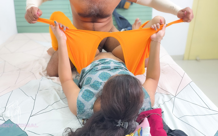 Sexy Komal: Komal Was Cleaning Her Mistress Madam's House, Folding Her Clothes...