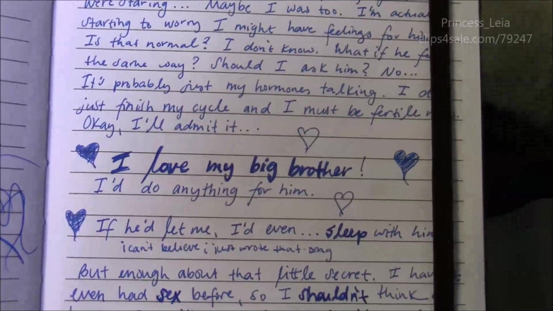 Princess Leia: Stepbrother saw my diary