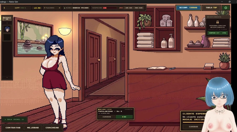 AliChan Vtuber: Happy Endings Demo Vtuber Gameplay 1