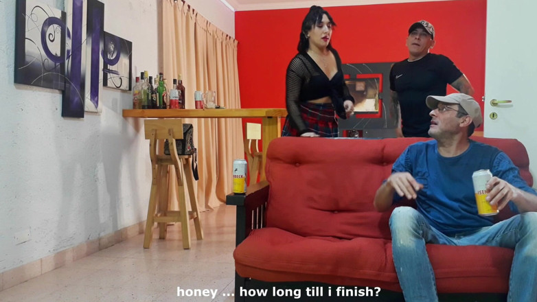 LadyRoma: My Husband Watches the Football Game While I Fuck with...