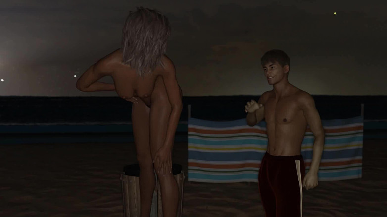 Dirty GamesXxX: Tacos: ehemann wagt seine frau, nackt am strand zu gehen -...