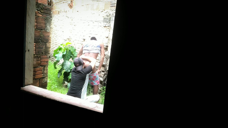 MiguellTrajano: Кур'єр пішов за клієнтом на покинутий лот, щоб віддати свою дупу дуже гаряче на відкритому повітрі і без презерватива - частина 2