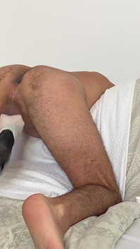 Femdom Handjob,prostate Massage and Strap-on. Medical Goves Fetish